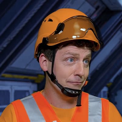 Screenshot from a comedic UGC video produced by Airtraffic