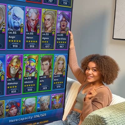 Screenshot from a UGC ad produced by Airtraffic